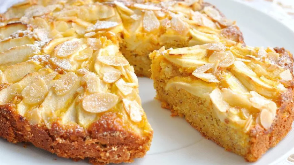 Gâteau Moelleux aux Pommes et aux Amandes