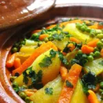 Tajine De Carottes, Petits Pois Et Pommes De Terre