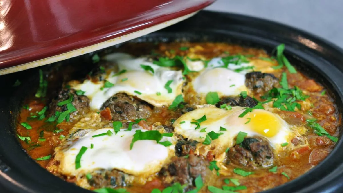 Tajine de boulettes kefta à la marocaine